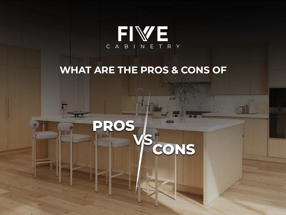 pros vs cons of white oak kitchen cabinet